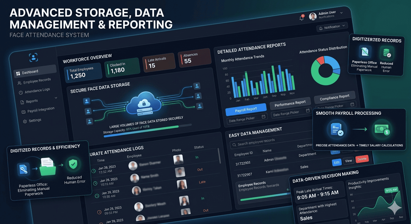 Advanced Storage, Data Management & Reporting